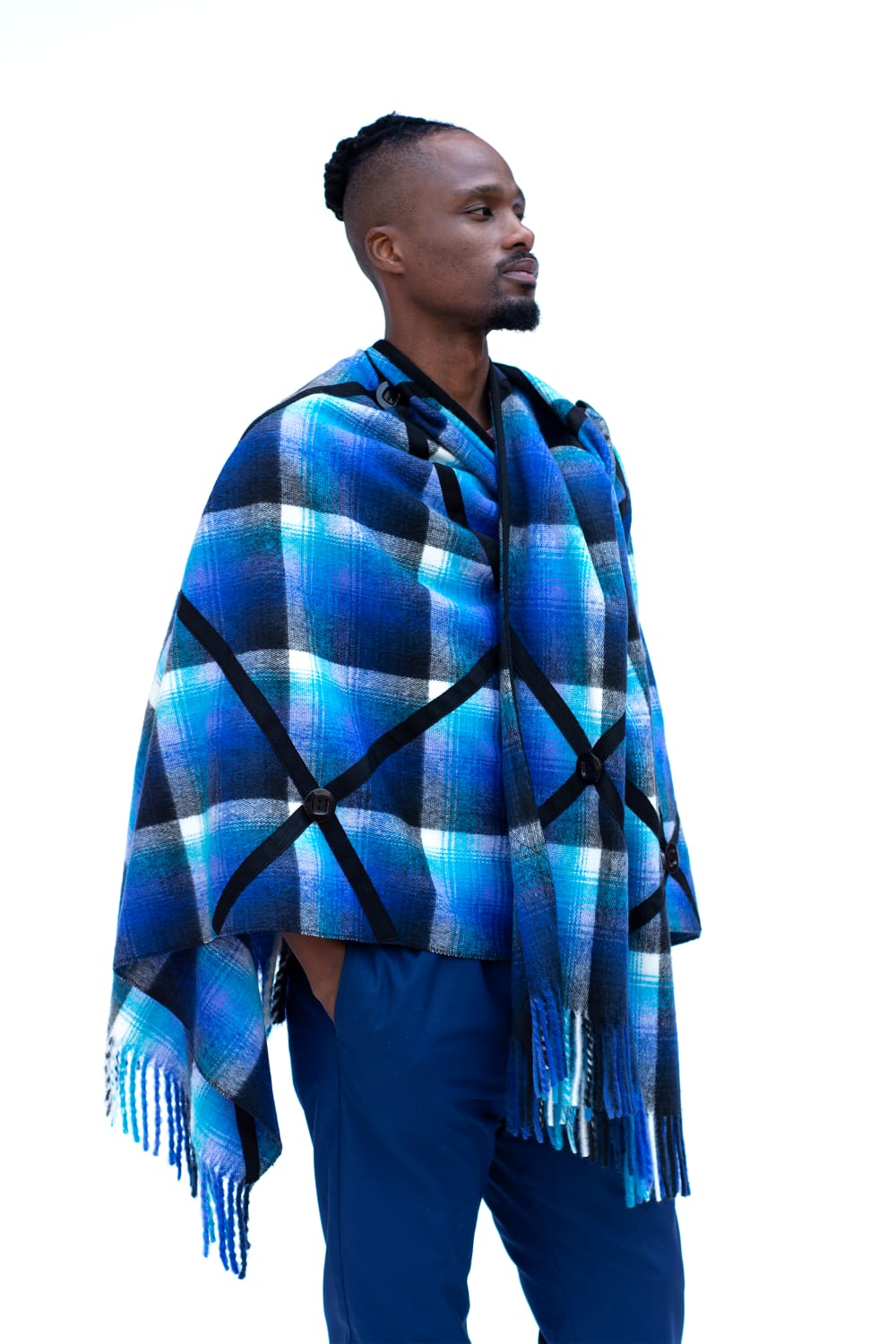 Tjale Men's Poncho